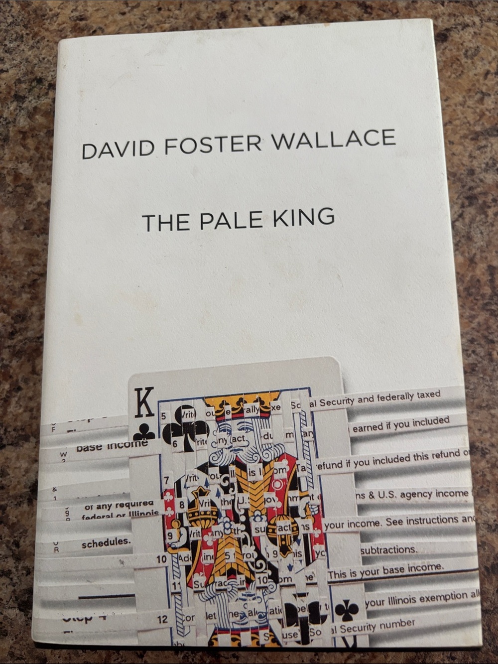 David Foster Wallace "The Pale King" White Hardcover